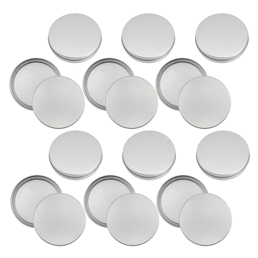

12pcs Containers Diy Candy Tin Empty Metal Round Candy Game Tin Iron Storage Diy Game Box Portable Elegant