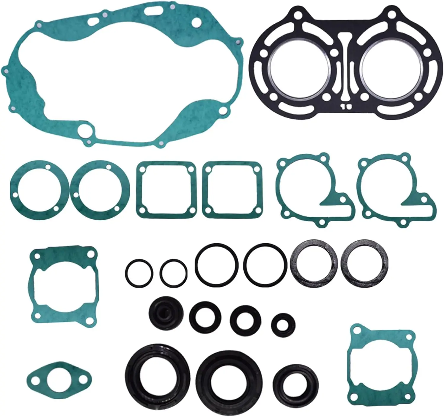 Комплект прокладок двигателя с заменой комплекта сальников для Yamahe Banshee 350 1987-2006 YFZ350 Комплект прокладок двигателя с заменой комплекта сальников для Yamahe Banshee 350 1987-2006 YFZ350