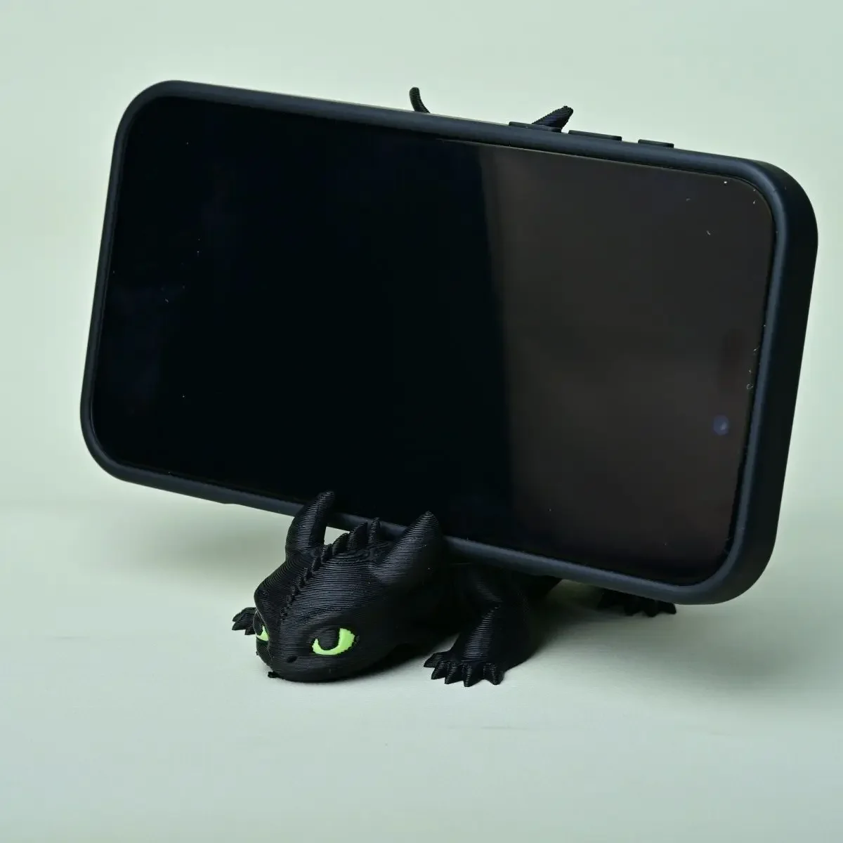Zahnloser Nachtfluch 3D-gedruckter Telefonständer, kreative Desktop-Figur, Ornament, cooler Sammlerartikel, Telefonhalter, Deko, Spielzeug, Geschenk – Detail 6