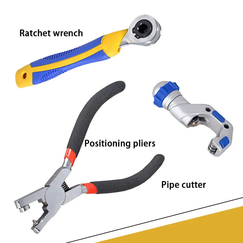 Hole Puller T-type WK-T800 Hole Reamer Copper Tube Tee Pipe Branch Pipe Hole Reamer Pipe Repairing Machine Tool Box YZ