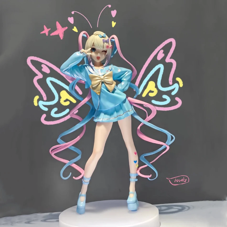 17cm Needy Girl Overdose Anime Figur Parade KAngel Actionfiguren Virtueller Uploader PVC Sammlermodell Ornamente Spielzeug Geschenke