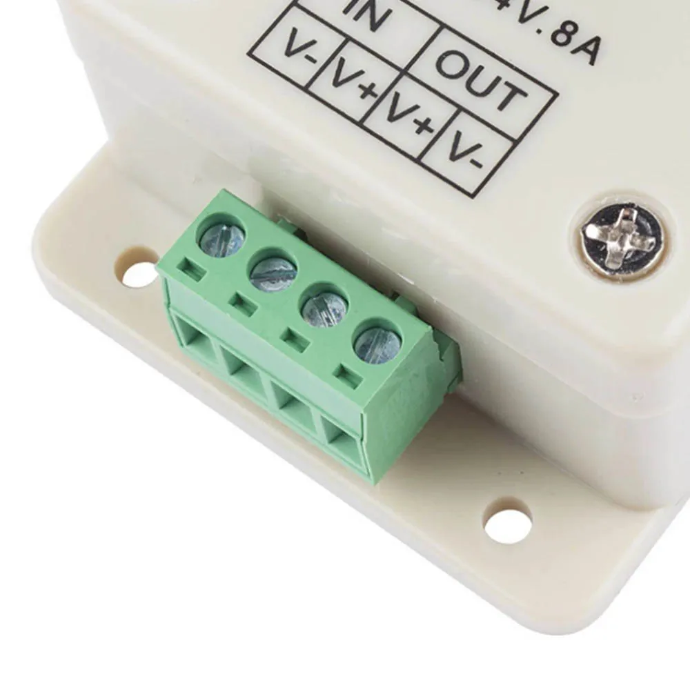 DC12V DC24V LED Dimmer Switch Driver LED 8A Voltage Regulator Adjustable Controller For LED Strip Light and Dark Switch