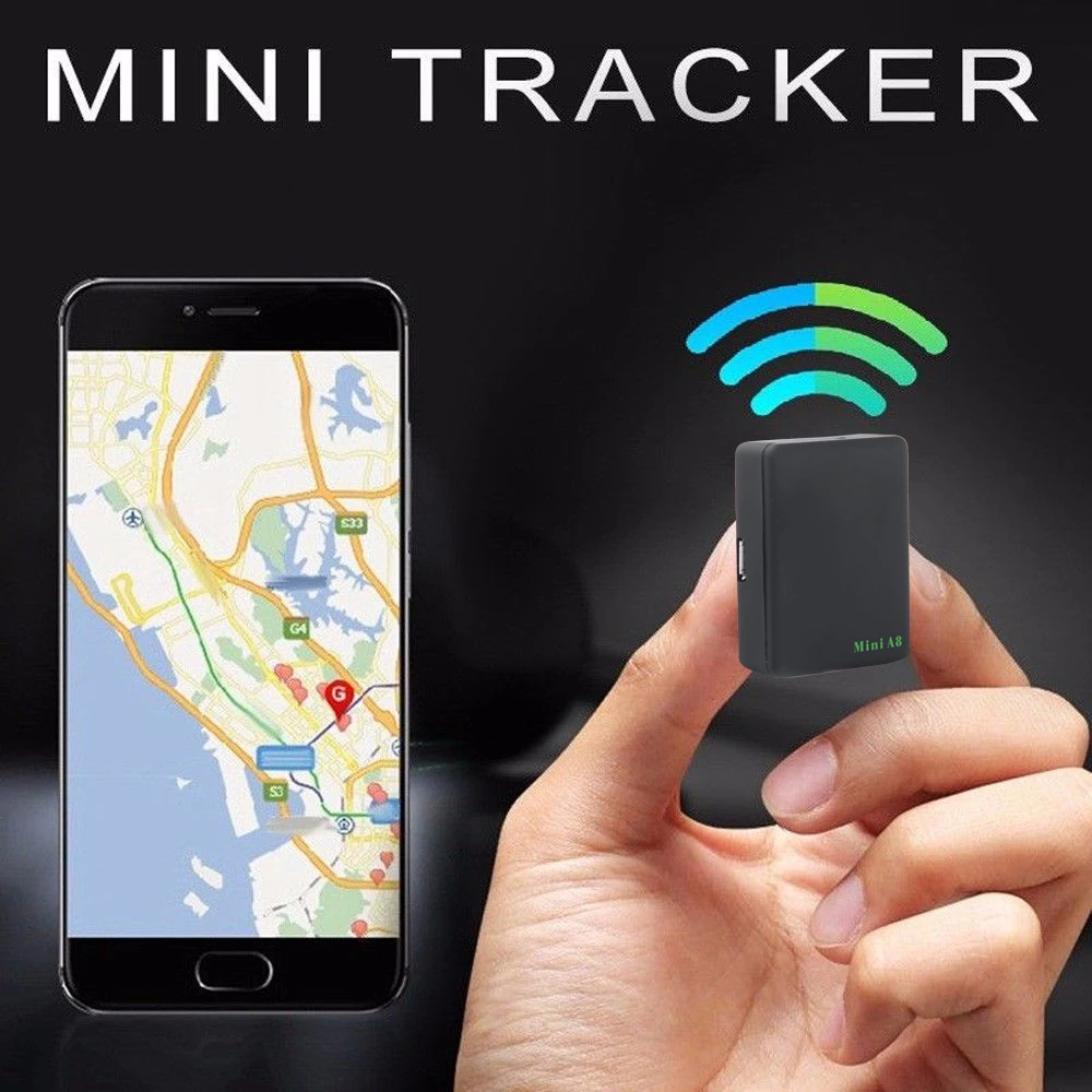 Rastreador GPS portátil inteligente Mini A8, localizador Global para vehículo, bicicleta, coche, GSM/GPRS/GPS, rastreador de seguimiento de mascotas