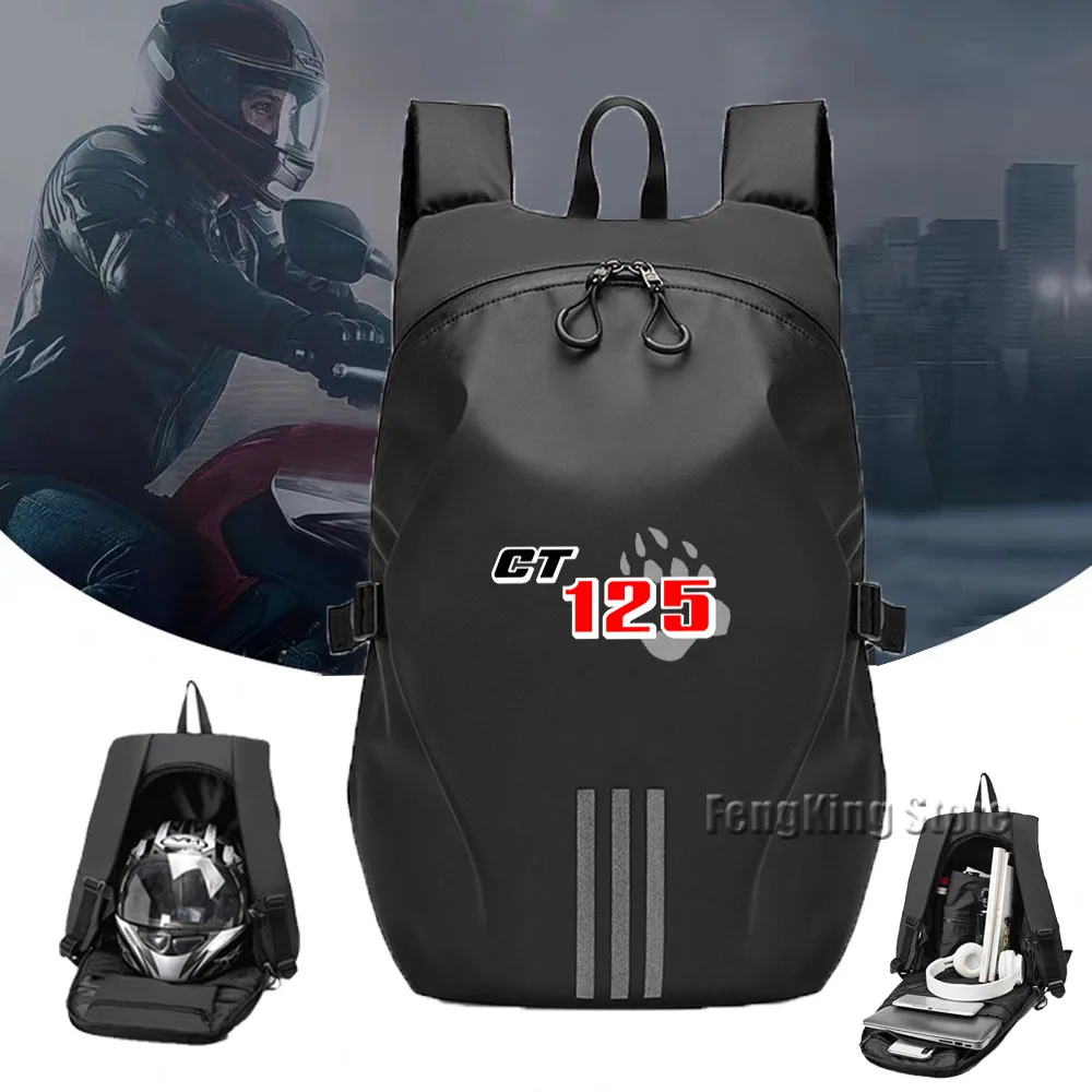 

For Honda Hunter Cub CT125 CT 125 ct125 Knight backpack motorcycle helmet bag travel equipment waterproof and large capacity