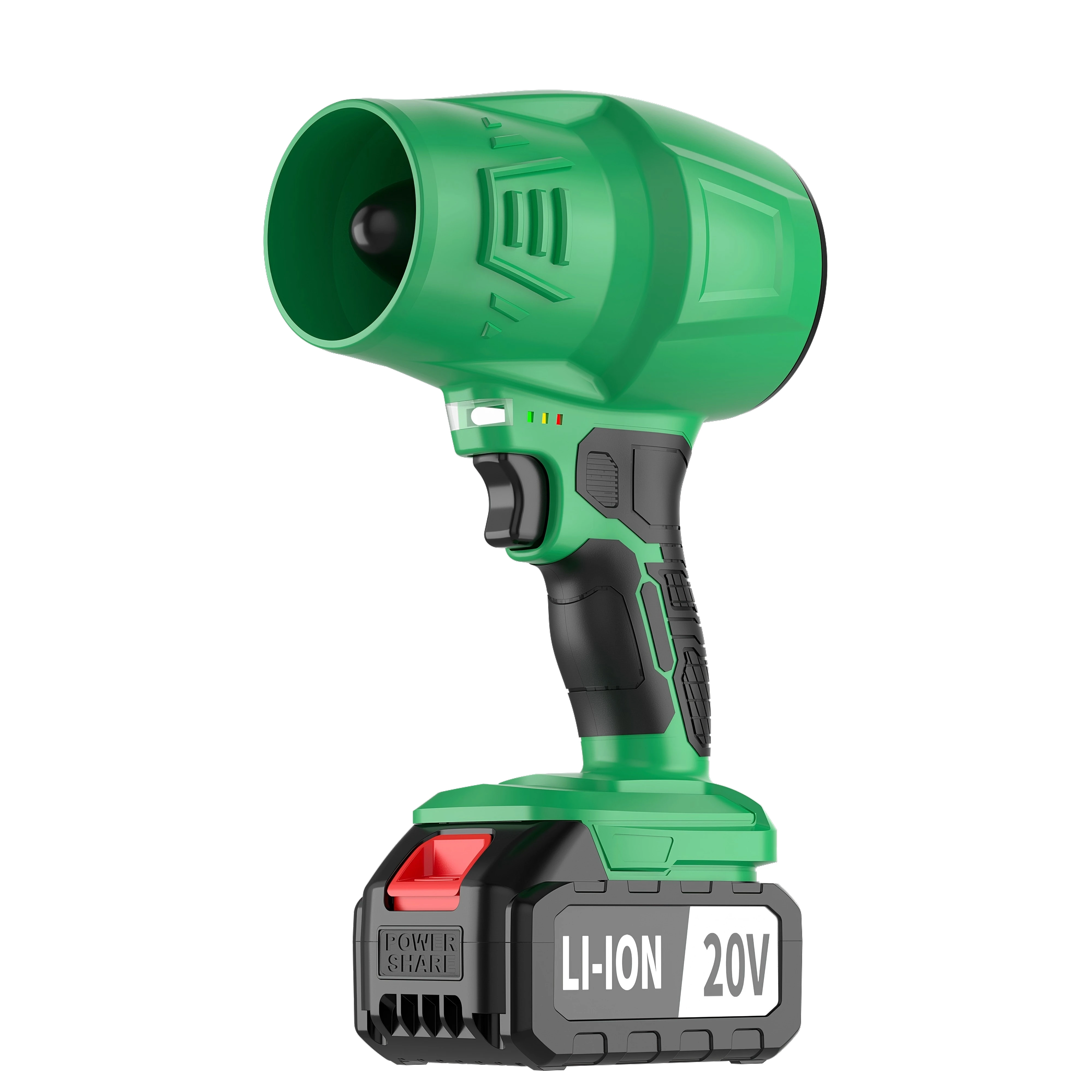 

20 В турбоэлектрический вентилятор мощный беспроводной вентилятор для очистки листьев и барбекю DIY в наличии на местном складе в США