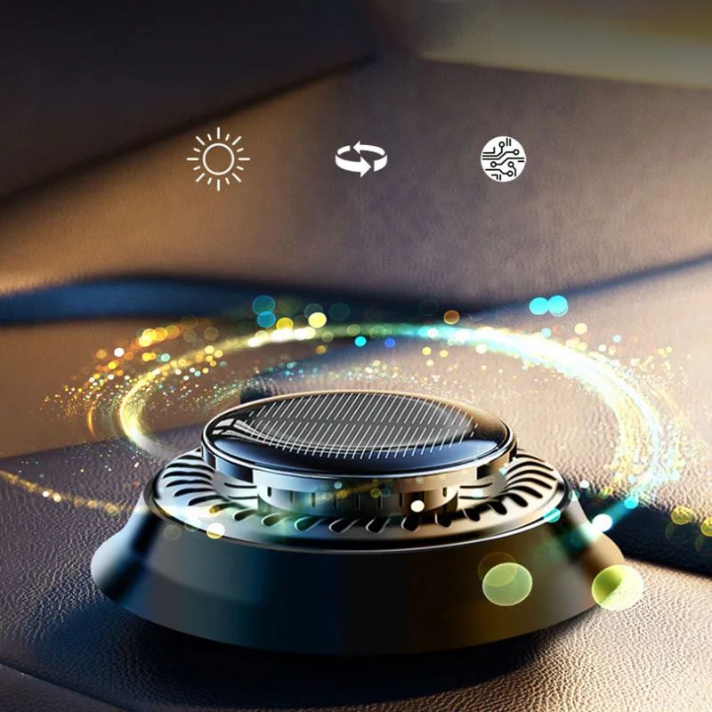 سيارة الميكروويف الجزيئية الشمسية دوران الهواء المعطر ، الزيوت الأساسية للسيارة ، الناشر العطور ، لوحة الديكور ، إزالة الرائحة