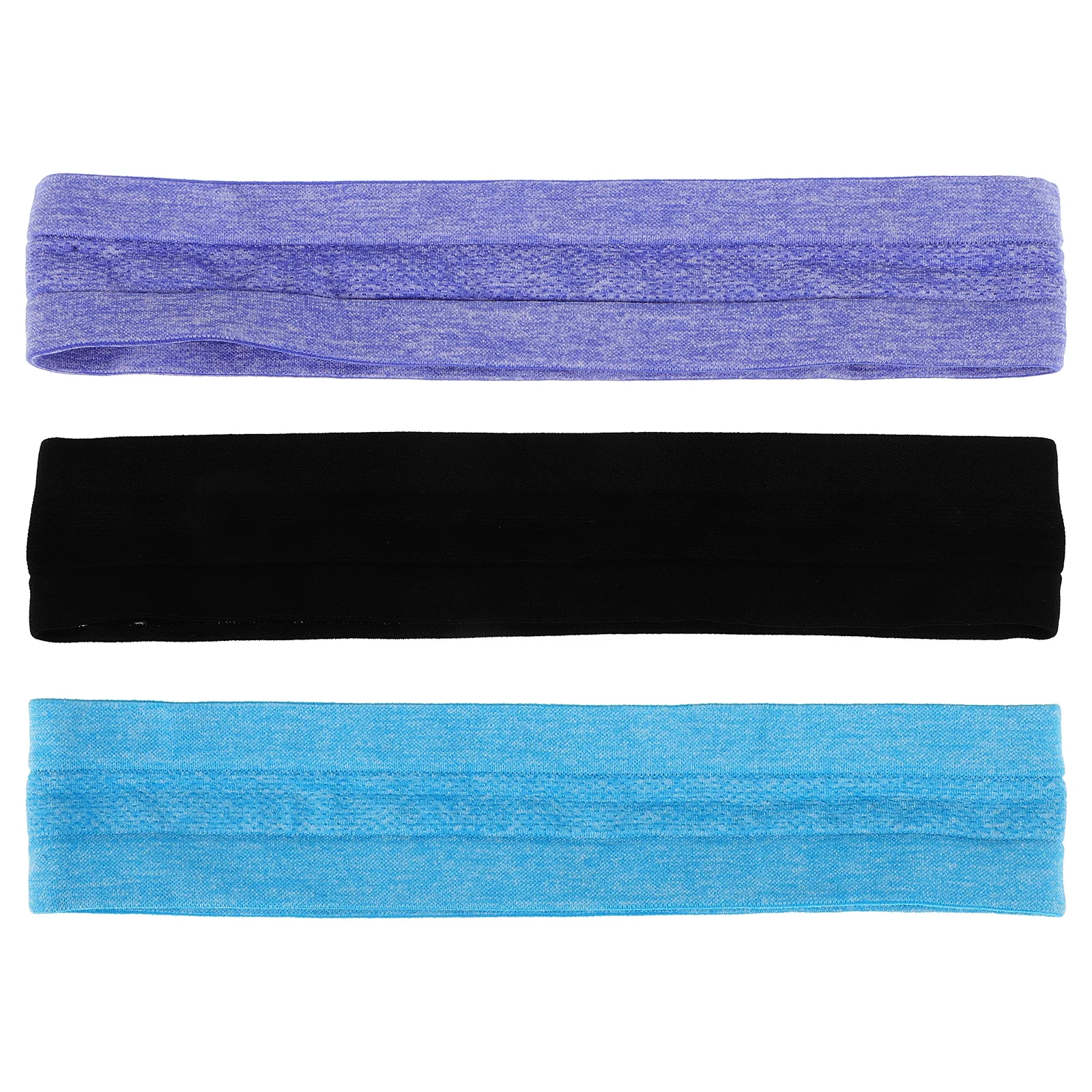 

3Pcs High Elasticity Sweatbands for Women Moisture Wicking Athletic Headband Comfortable Fit Exercise Sport Headbands for Men