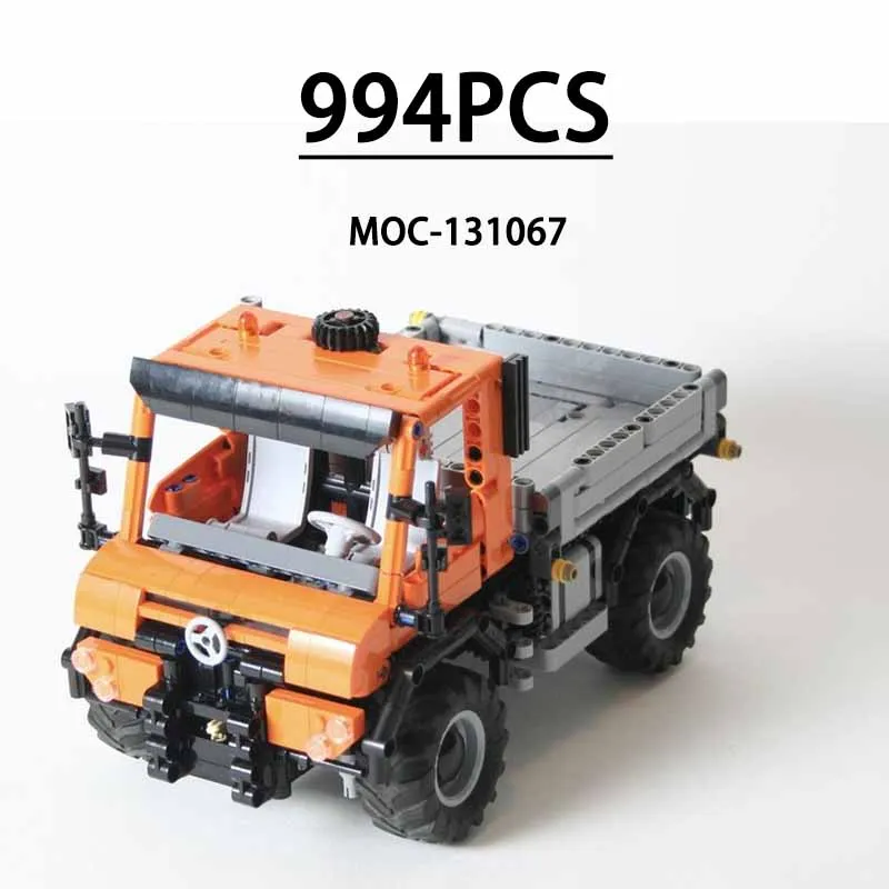 

Новые строительные блоки MOC-131067 U423 сельскохозяйственный грузовик прицеп строительная модель трактор детский подарок на день рождения Рождественская игрушка