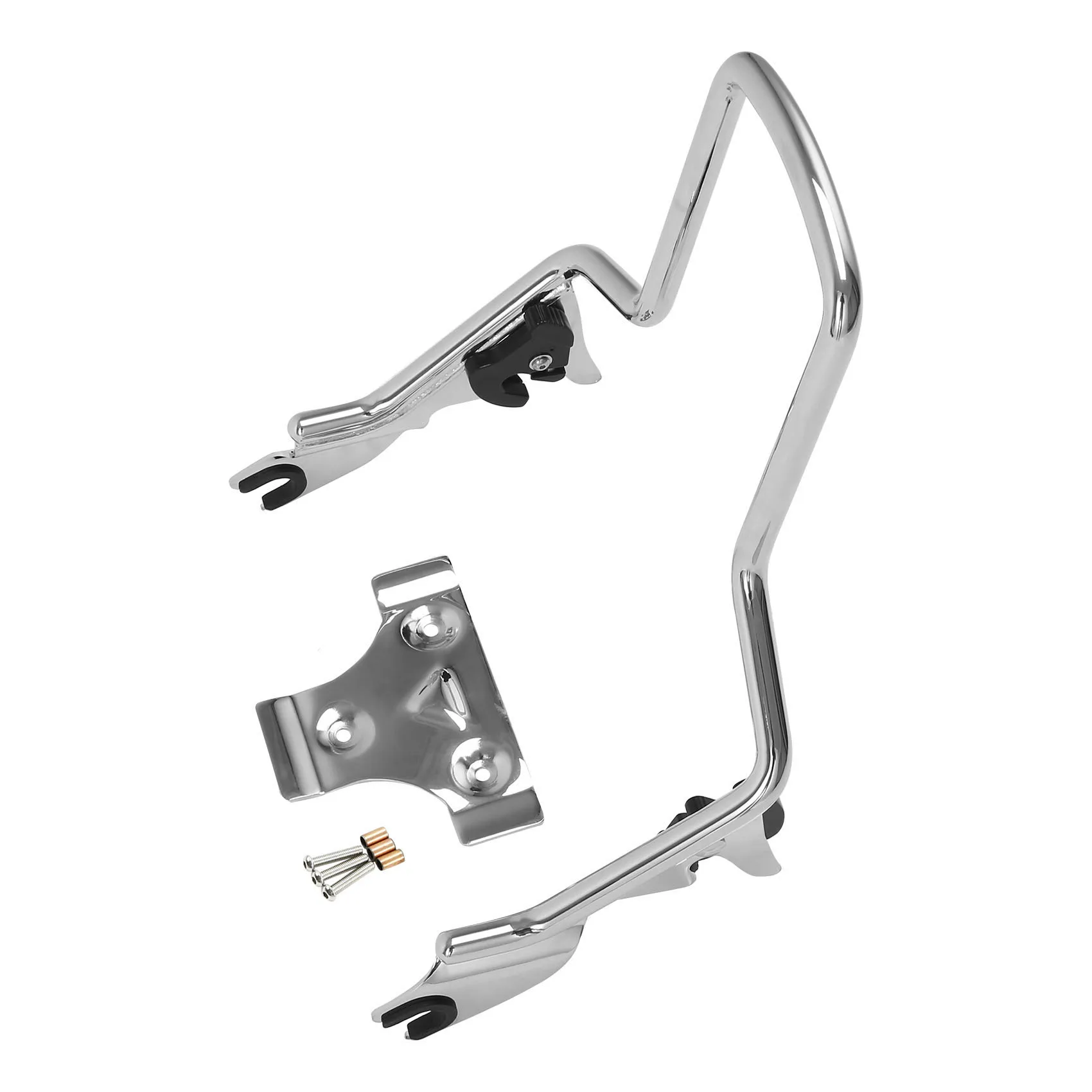 Motorcycle Detachable Upright Sissy Bar Backrest For Harley Touring Road King Street Glide Road Glide 2009-2023 2021 18 19 17 15