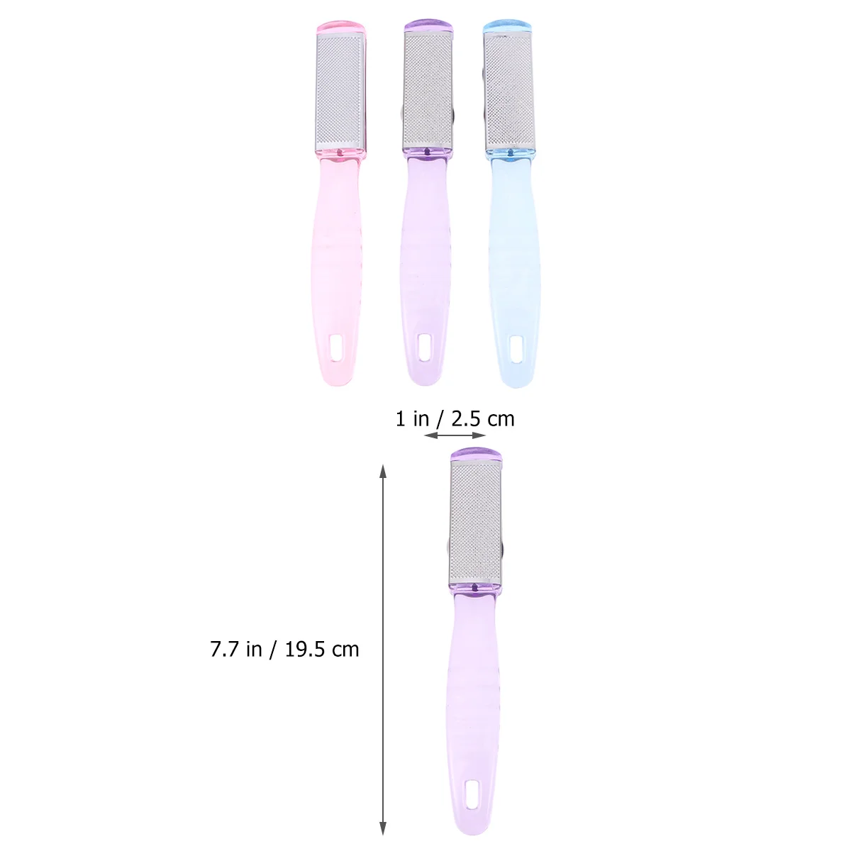 1 個足の角質除去剤両面ステンレス鋼プラスチック軽量耐久性のある角質除去スクラブリムーバー男性女性用