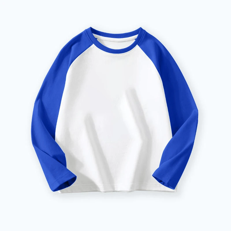 Fashion Cotton Boys Girls T-Shirt Patchwork Long Sleeve Kids Cothes Autumn T Shirt Tops Children's Clothing Teen 6 8 10 12 Year