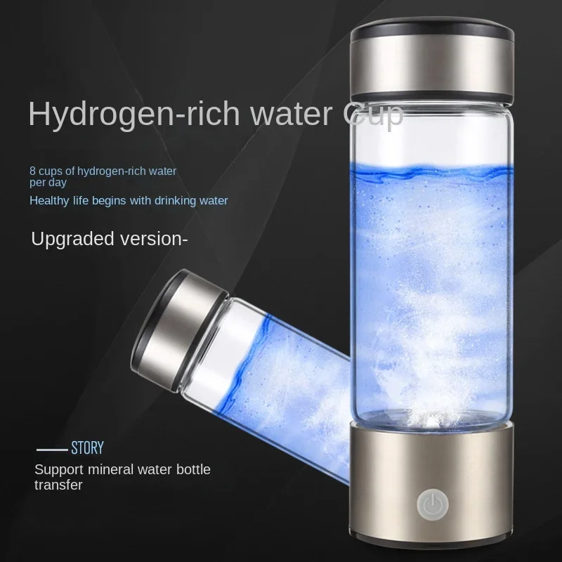 420ML Water Filter Hydrogen Ionized Water Bottle Hydrogen Generator Bottle  Portable Water Ionizer Health Cup Home Appliance