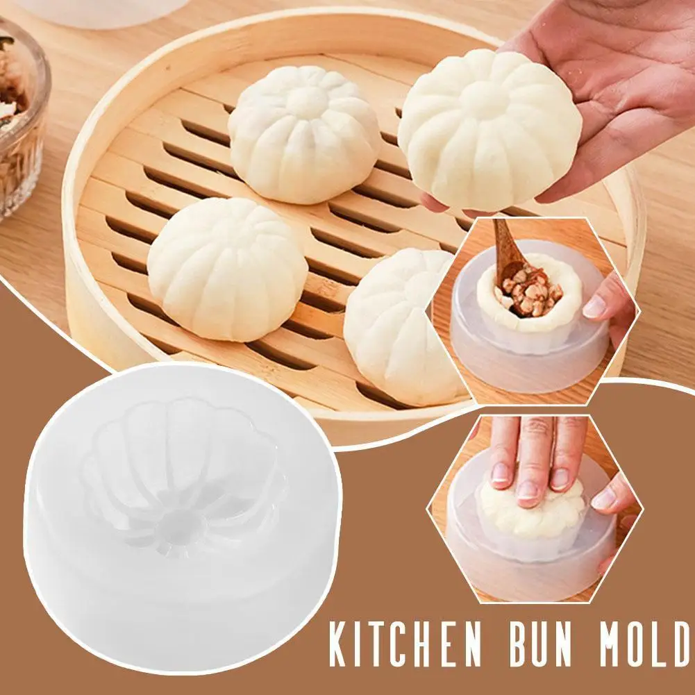 Steamed Stuffed Bun Making Mold Chinese Baozi Maker Pastry Pie Dumpling Mold Kitchen Gadget Easy Baking Tool For Homemade Bun