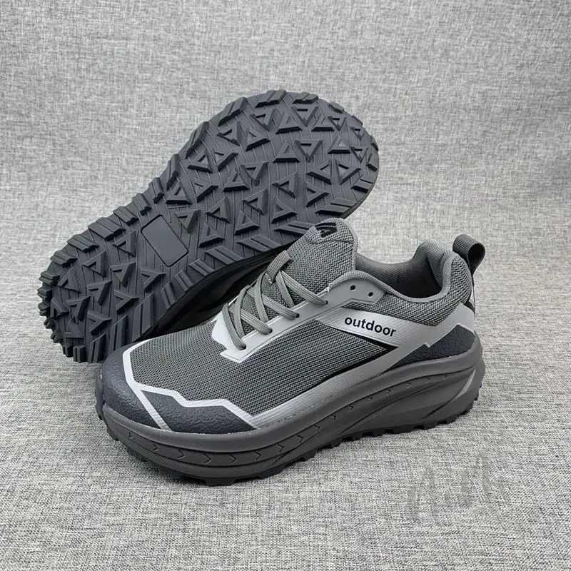 2025 New outdoor fitness hiking shoes men's sports shoes high-top wear cross-country running shoes walking shoes