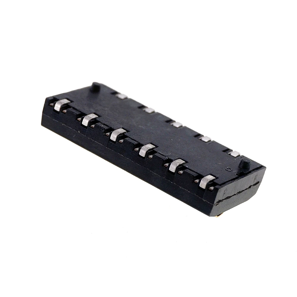 20 PCS Spring Compression Contact 4.0 MM Pitch 2 3 4 5 6 Pin Male Connector Surface Mount Battery Connectors Height 5.65mm
