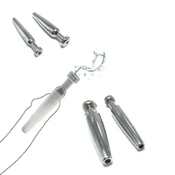 Stainless Steel Hollow Urethra Plug Urethral Catheters Spreader Sex Toys for Man