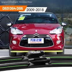 2pcs For Citroen DS3 DS4 DS5 2009-2018 Front Windshield Wiper Blades 2010 2011 2012 2013 2014 2017 Windscreen Window Accessories