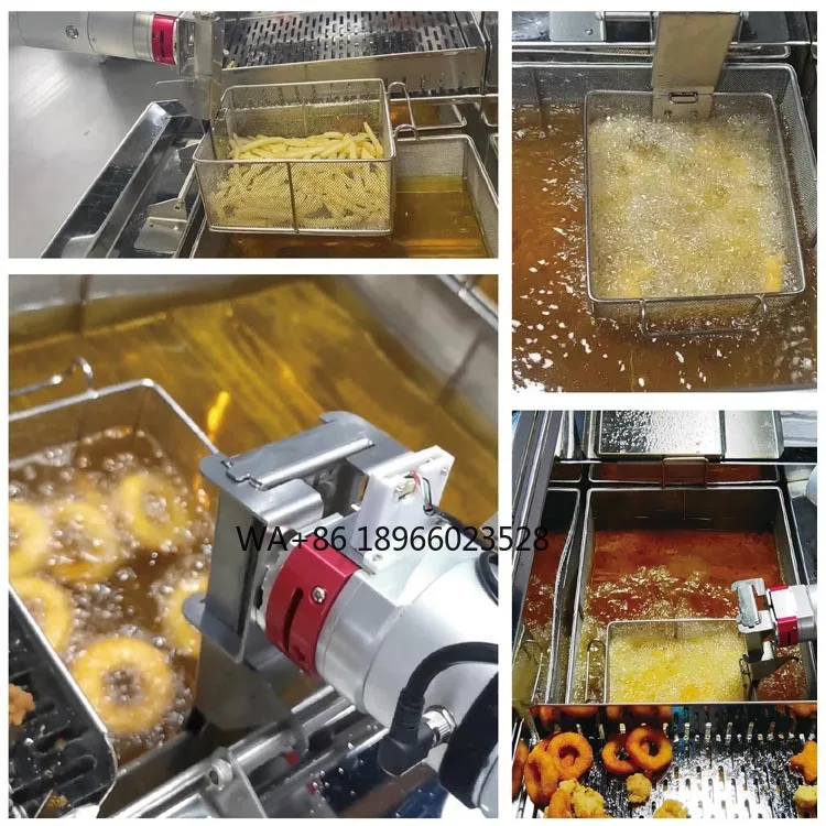 Automatic fried chicken machine Automatic Basket Lift Frying Machine chicken frying machine