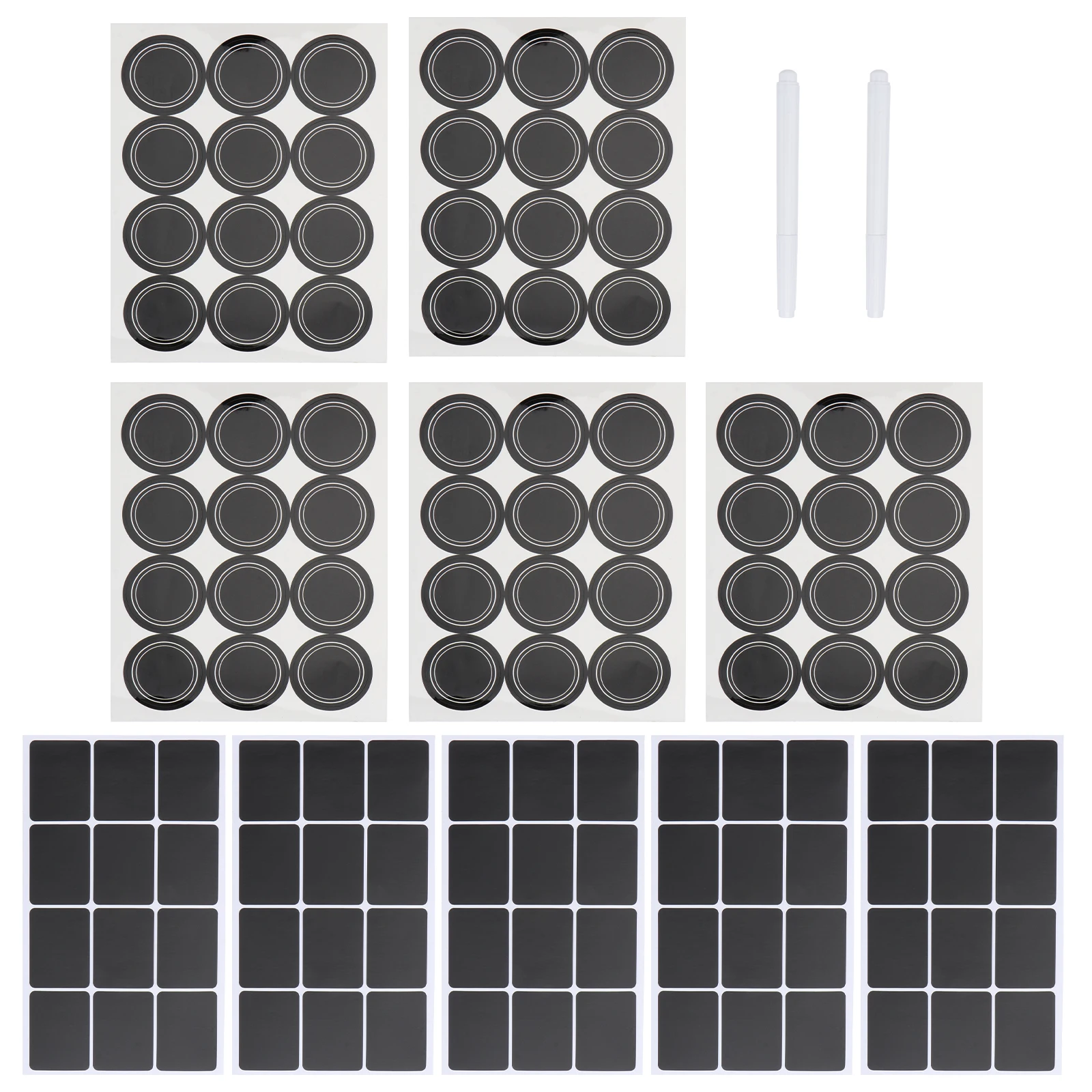 

Blackboard Stickers Labels for Teaching Supplies Kitchen Bottle Sealing Chalkboard Teaching Supplies Folder Tags