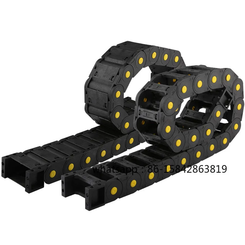 

Пластиковая цепь-канал для кабелей, полностью закрытая кабельная цепь для станков, аксессуары для гравировальных машин