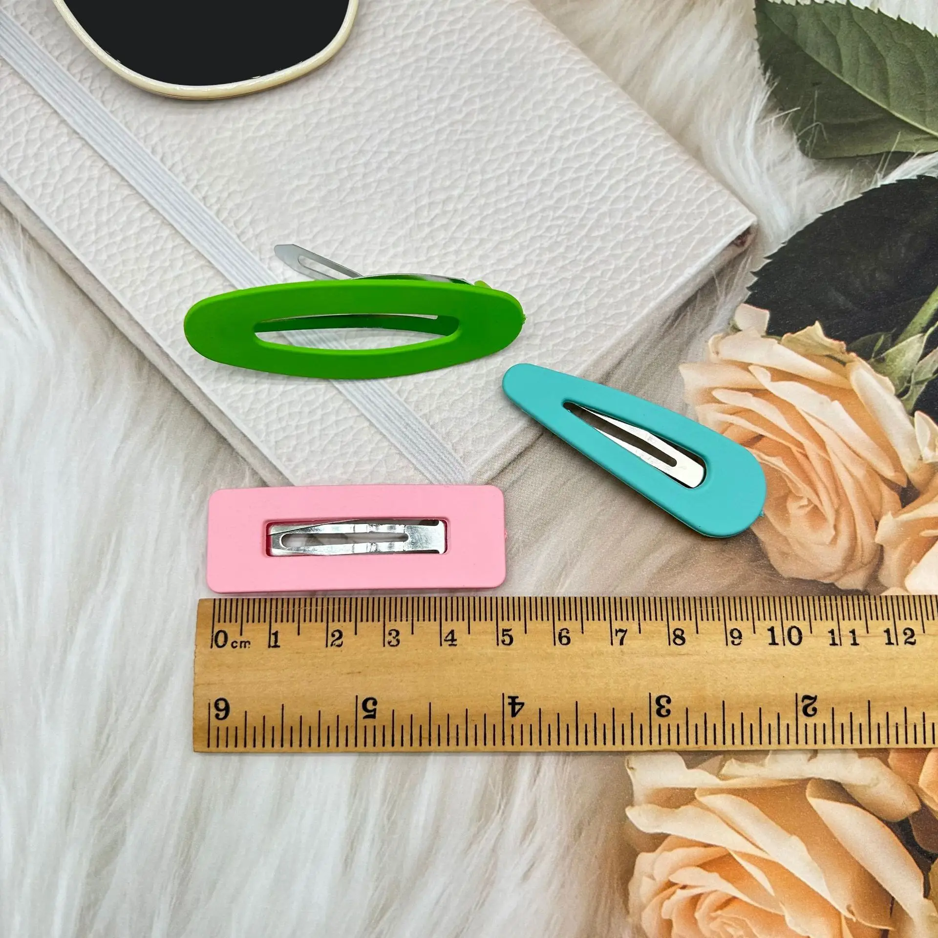 10Pcs Dopamine Hairpin Girls Summer Spring Candy Color Hair Accessories Cute BB Clip Hairpin Women Instagram Headpiece