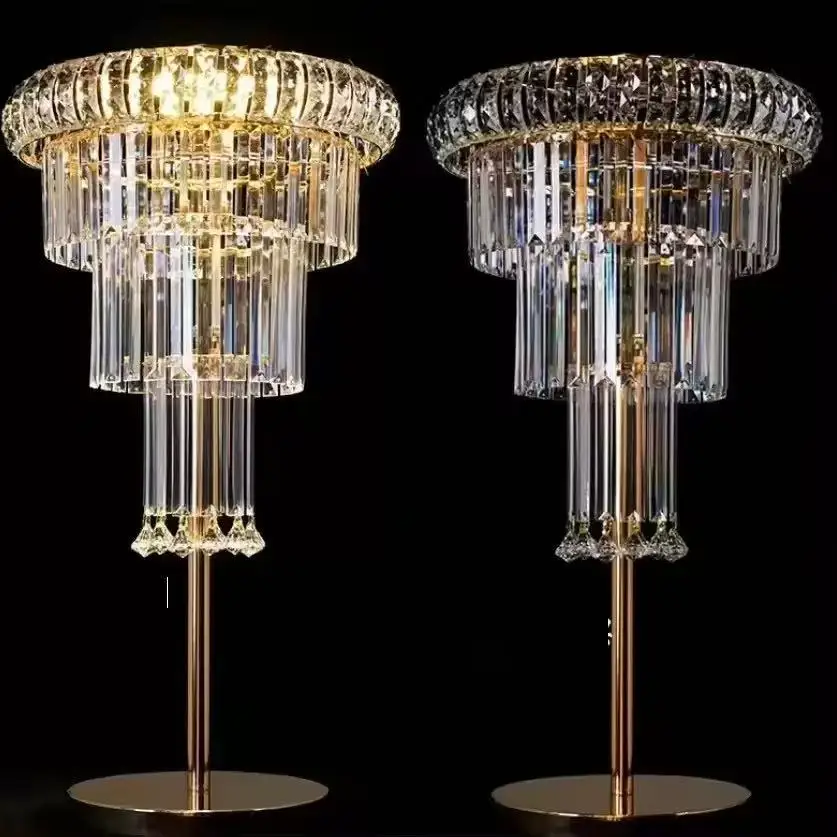 Wedding Centerpieces Reusable Clear Crystal Candelabra 8 Arms Tall Acrylic Candle Holder for Table Decorations