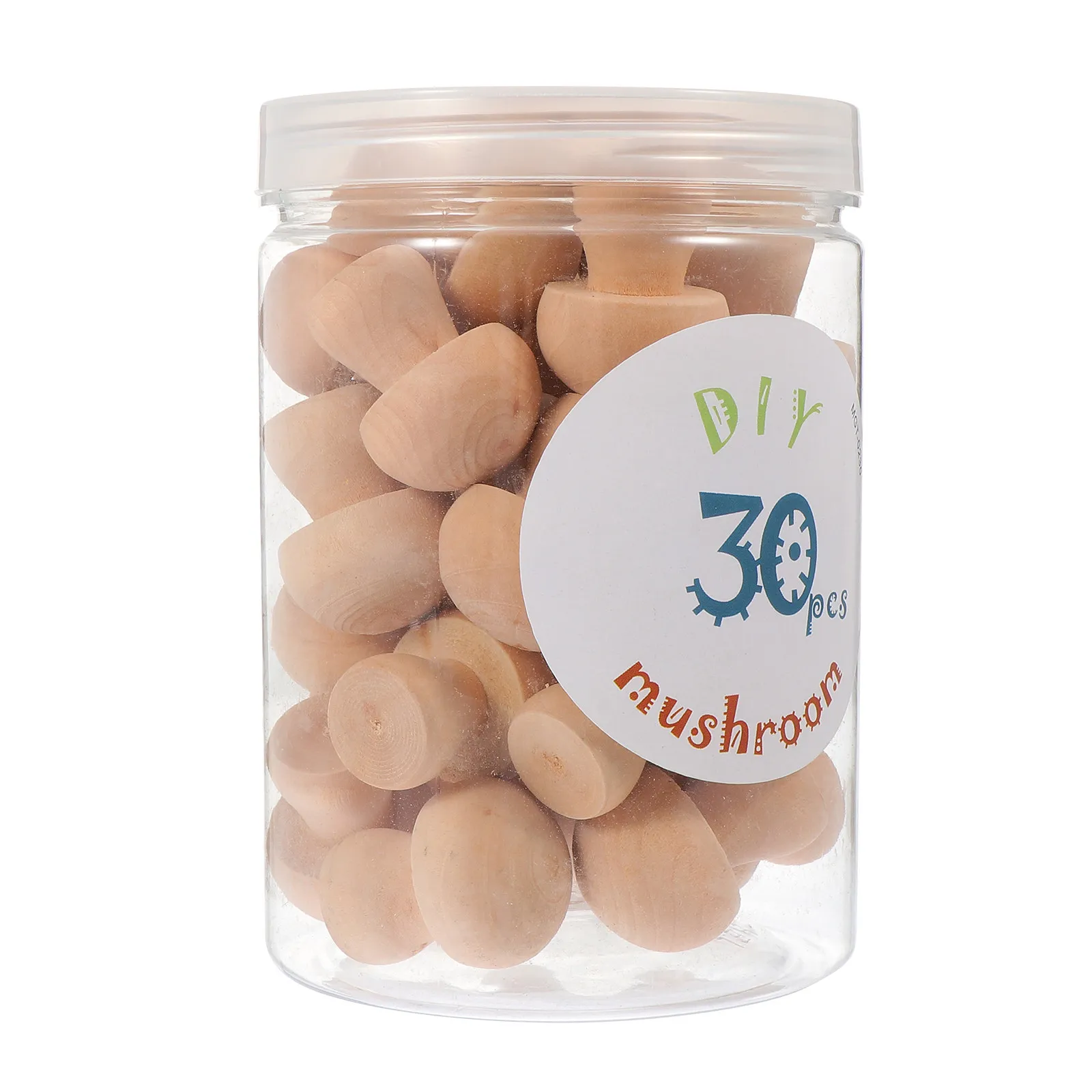 

50 шт. деревянных заготовок в форме грибов для творчества, наборы для рукоделия для детей, украшения для дома и рабочего стола, деревянные изделия для росписи, креативные поделки