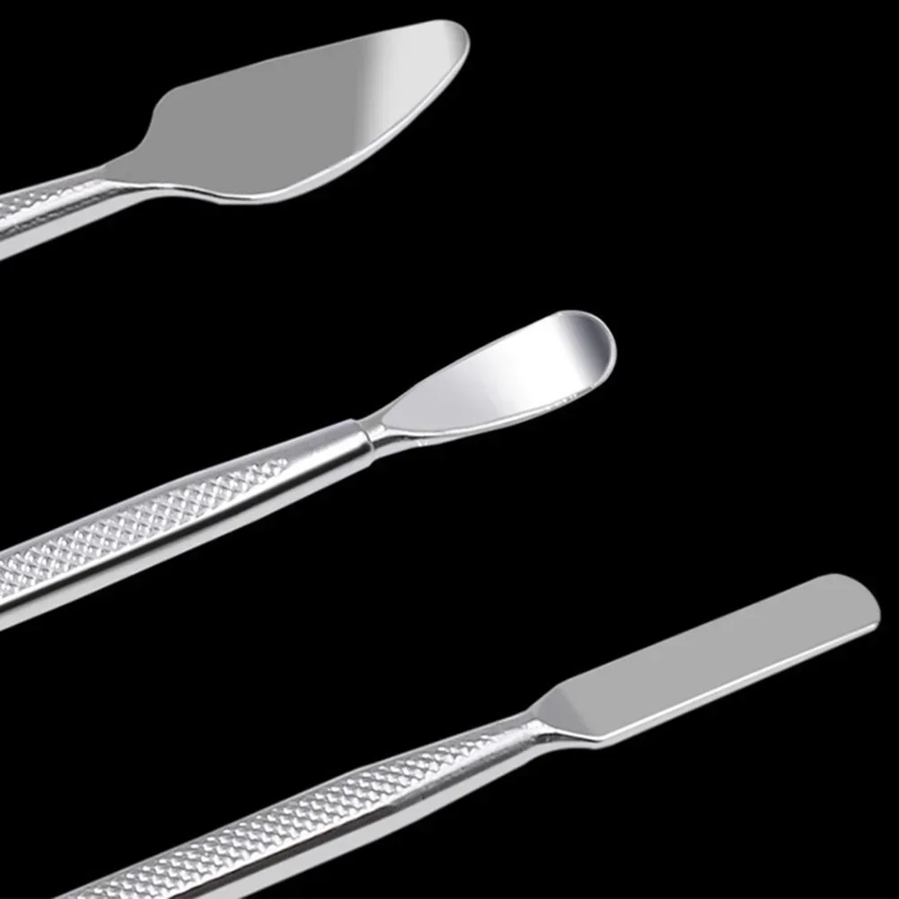 5 pz Lame a leva a mano Coltello a leva Kit Spudger in metallo per la riparazione del telefono cellulare Raschietto ad alta tenacità LCD IC CPU Coltello per rimozione colla