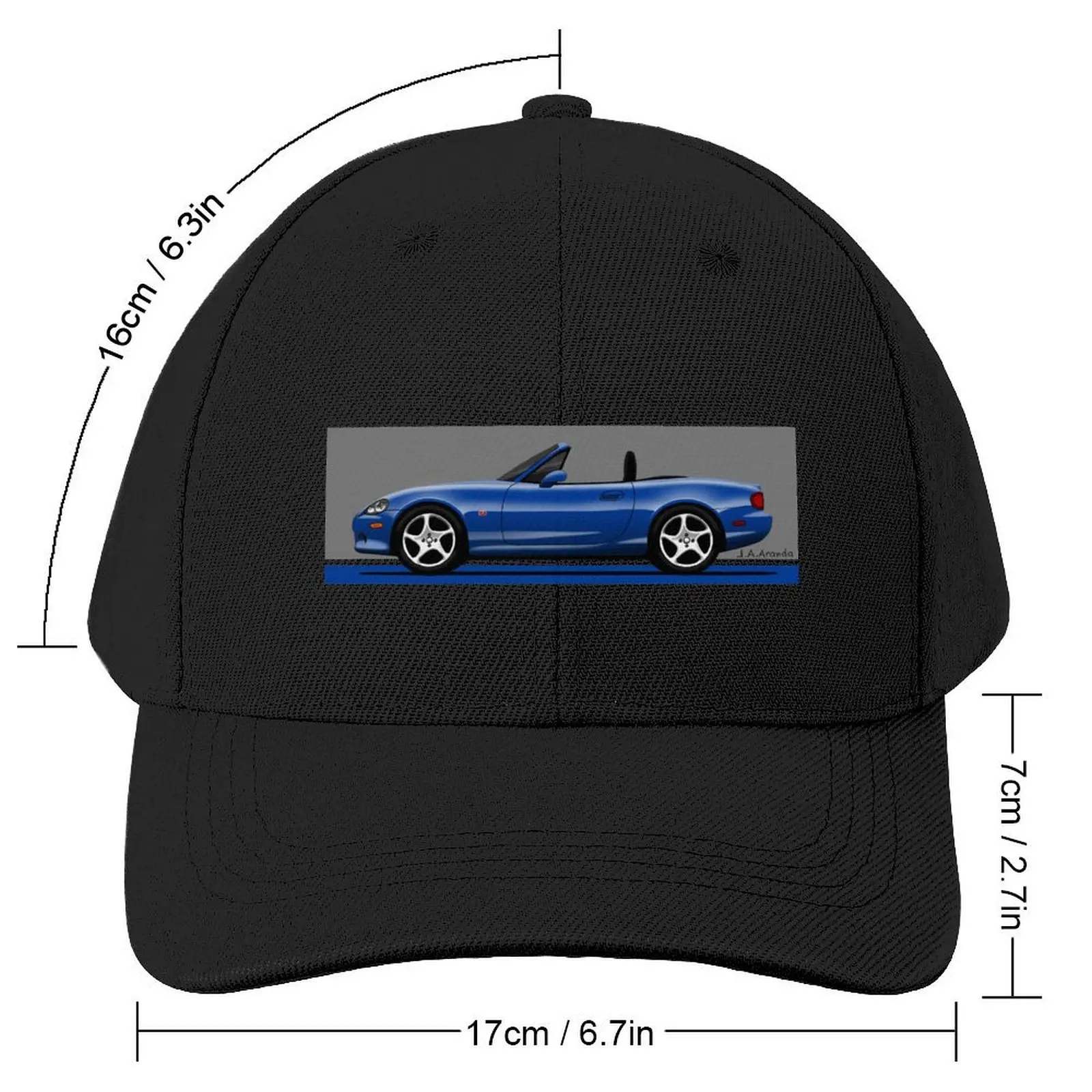 classic sports car convertible roadster NB 10th Anniversary Baseball Cap Wild Ball Hat Luxury Cap Luxury Woman Men's