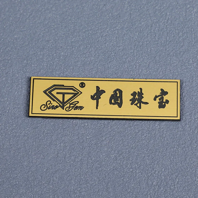 Aangepaste ABS gegalvaniseerde geschilderde plastic borden auto staart belettering afdrukbare onregelmatige naamplaatjes