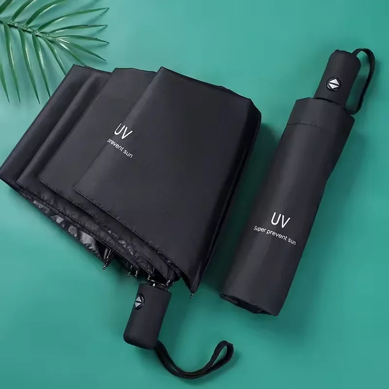 Mini Umbrella Folding Automatic Anti UV Rain Sun Umbrella Fashion Portable Windproof Light Women Men Children Parasol Umbrella