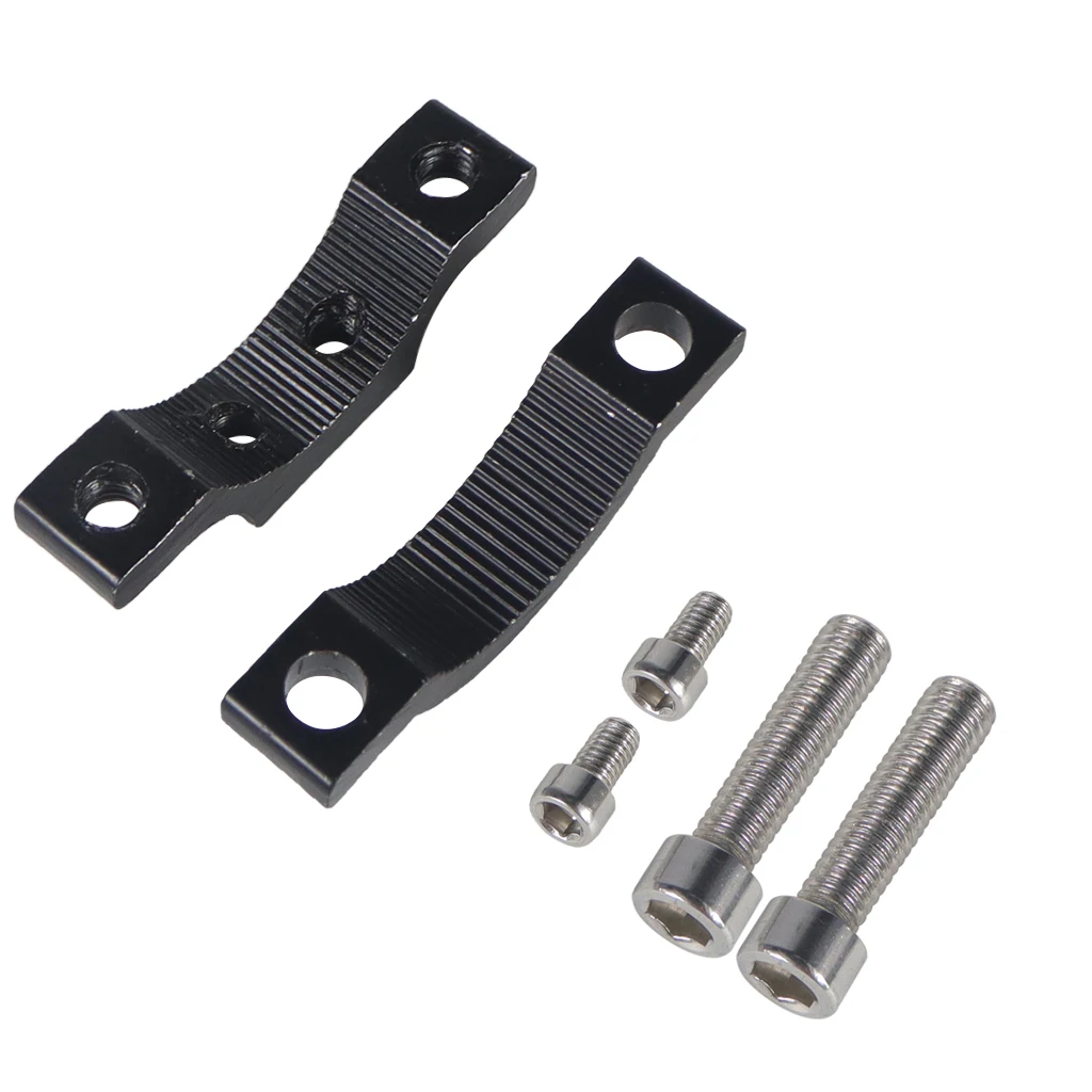 2Pcs Aluminium Fahrrad Motorrad Scheinwerfer Scheinwerfer Halterung Lenker Feste Klemme Halterung Clip M5 M6 Schraube Vorne LED Licht Halter