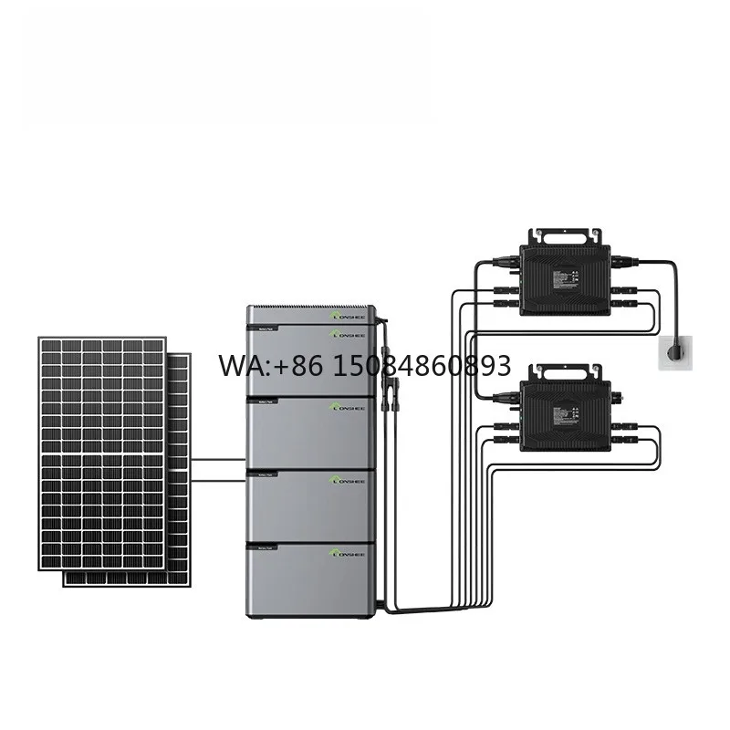 Balcony Solar Energy Storage System Complete Set Solar Panel Battery Micro Inverter Pv Hub