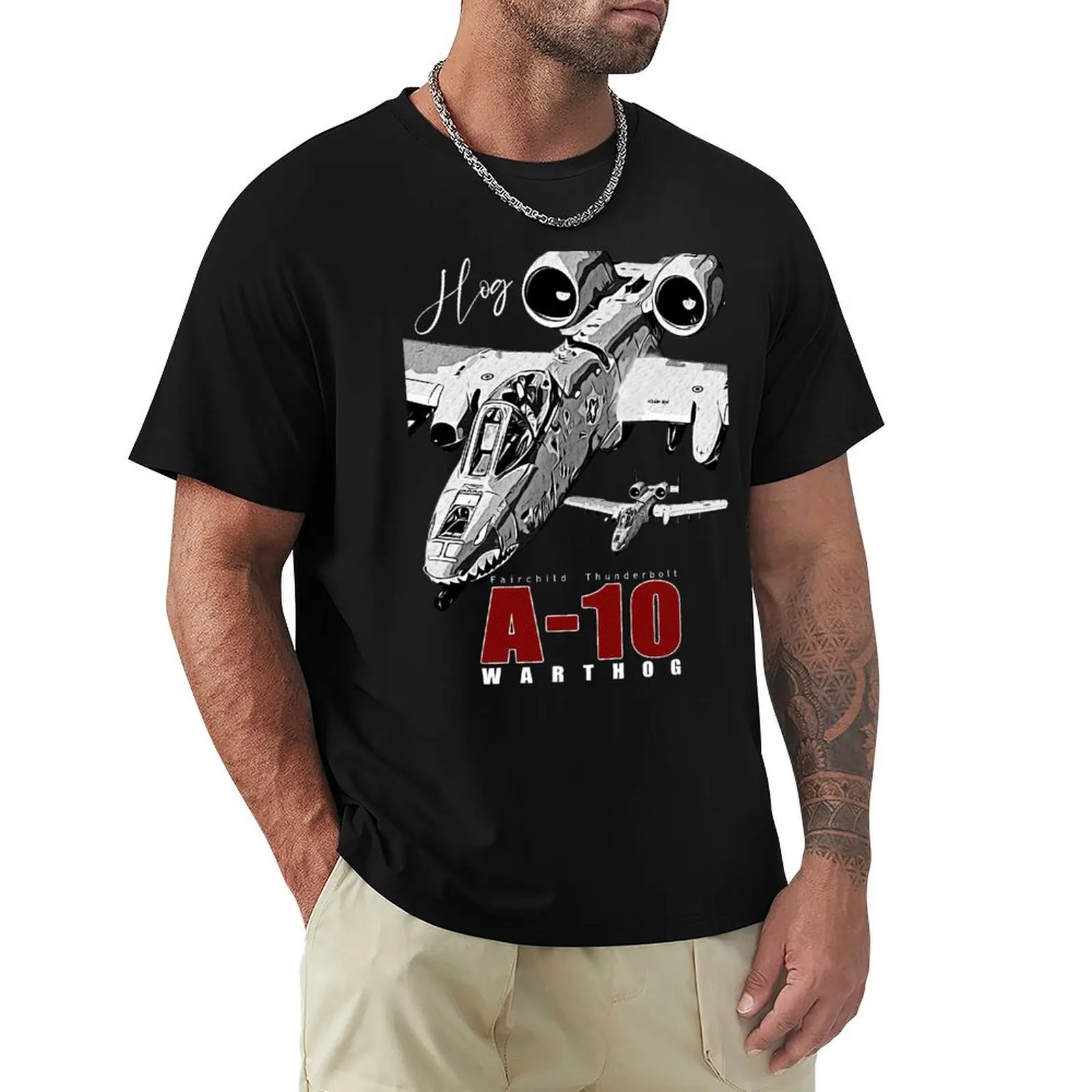 

Fairchild A-10 Thunderbolt II Warthog T-Shirt designer shirts custom t-shirts T-shirt men