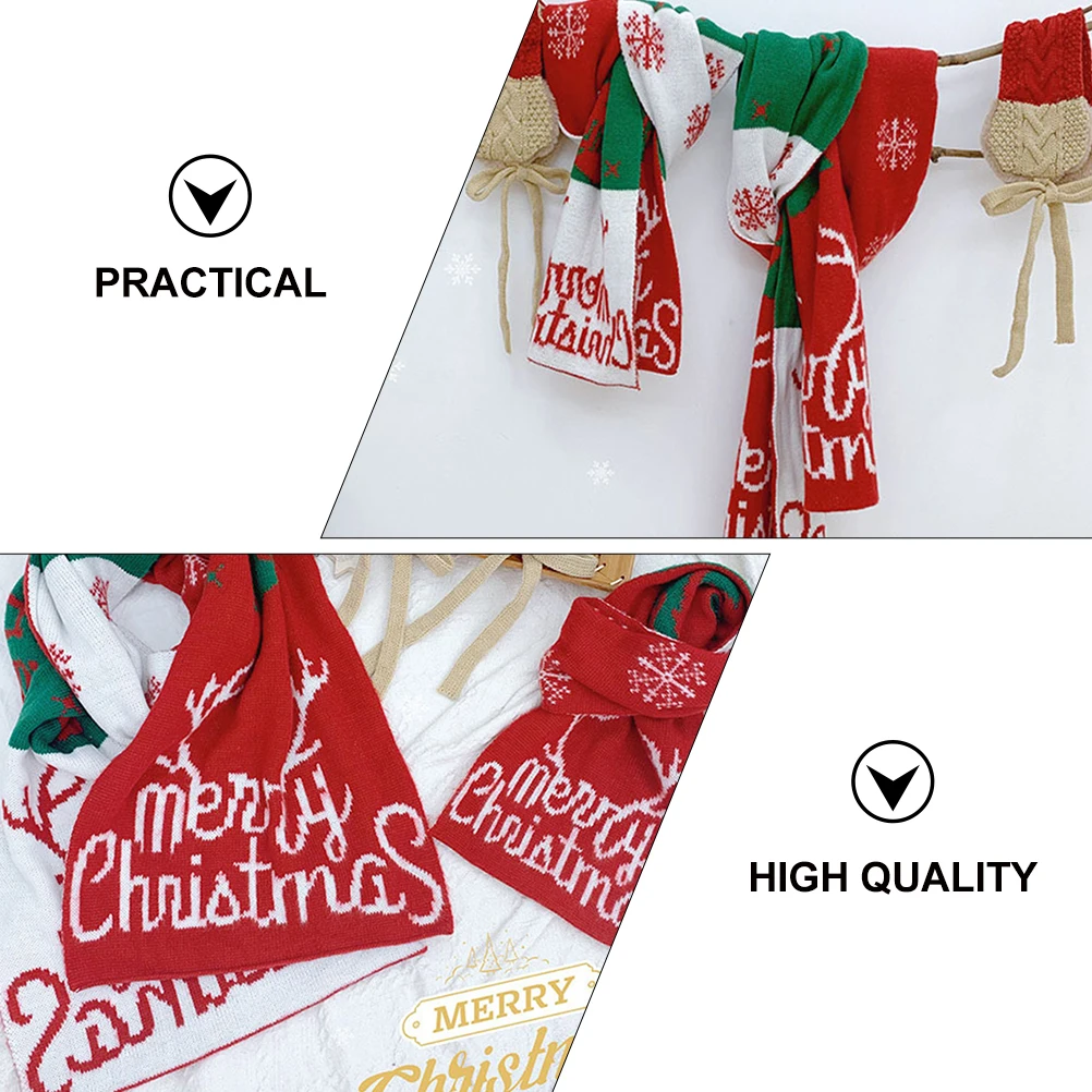 

Warm Knitted Scarf Winter Accessories Neck Men Women Scarfs for Cold Weather Mens