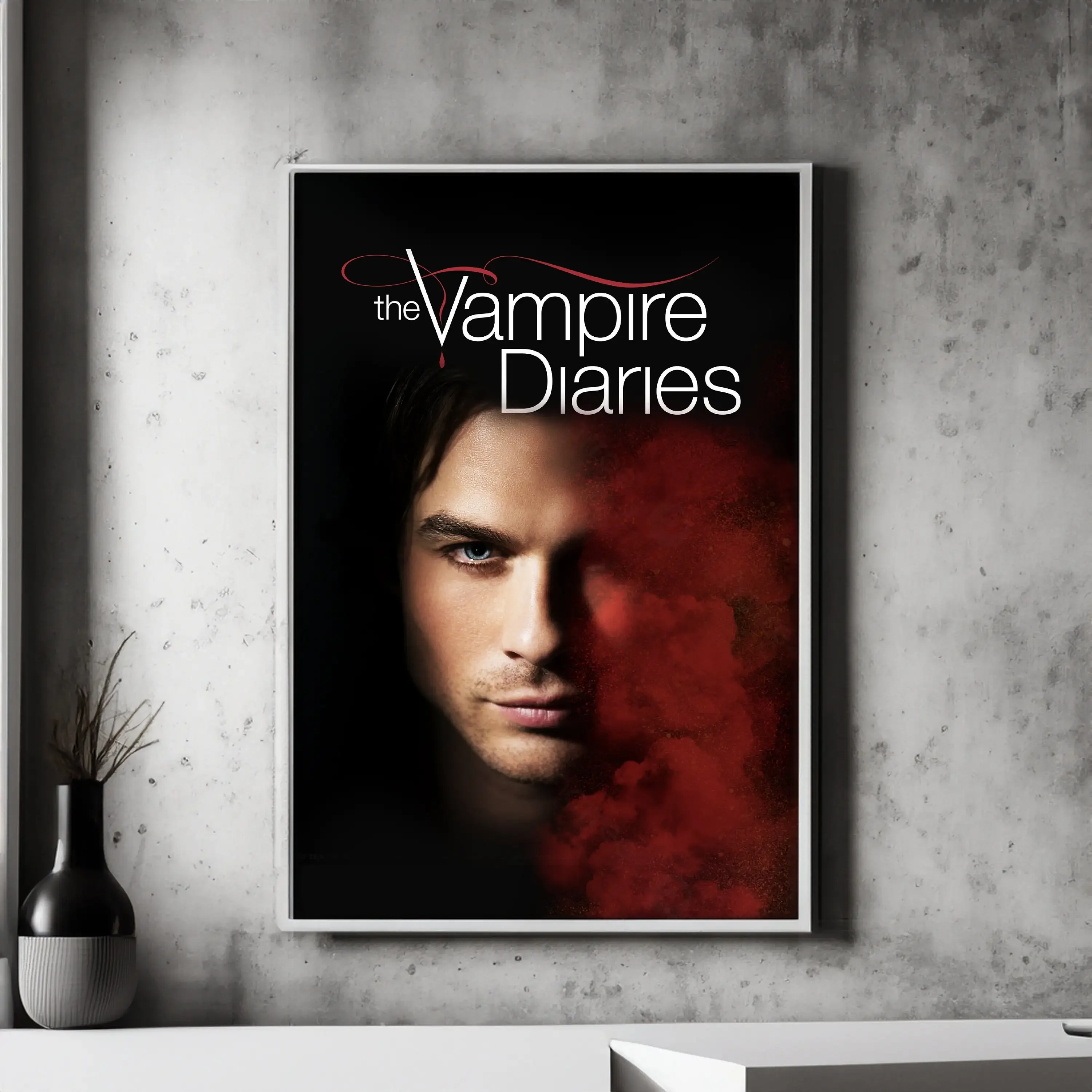 Classic Movie The Vampire Diaries TV Show Poster Print Wall Art Pictures Canvas Painting Living Room Bedroom Home Decor Gift