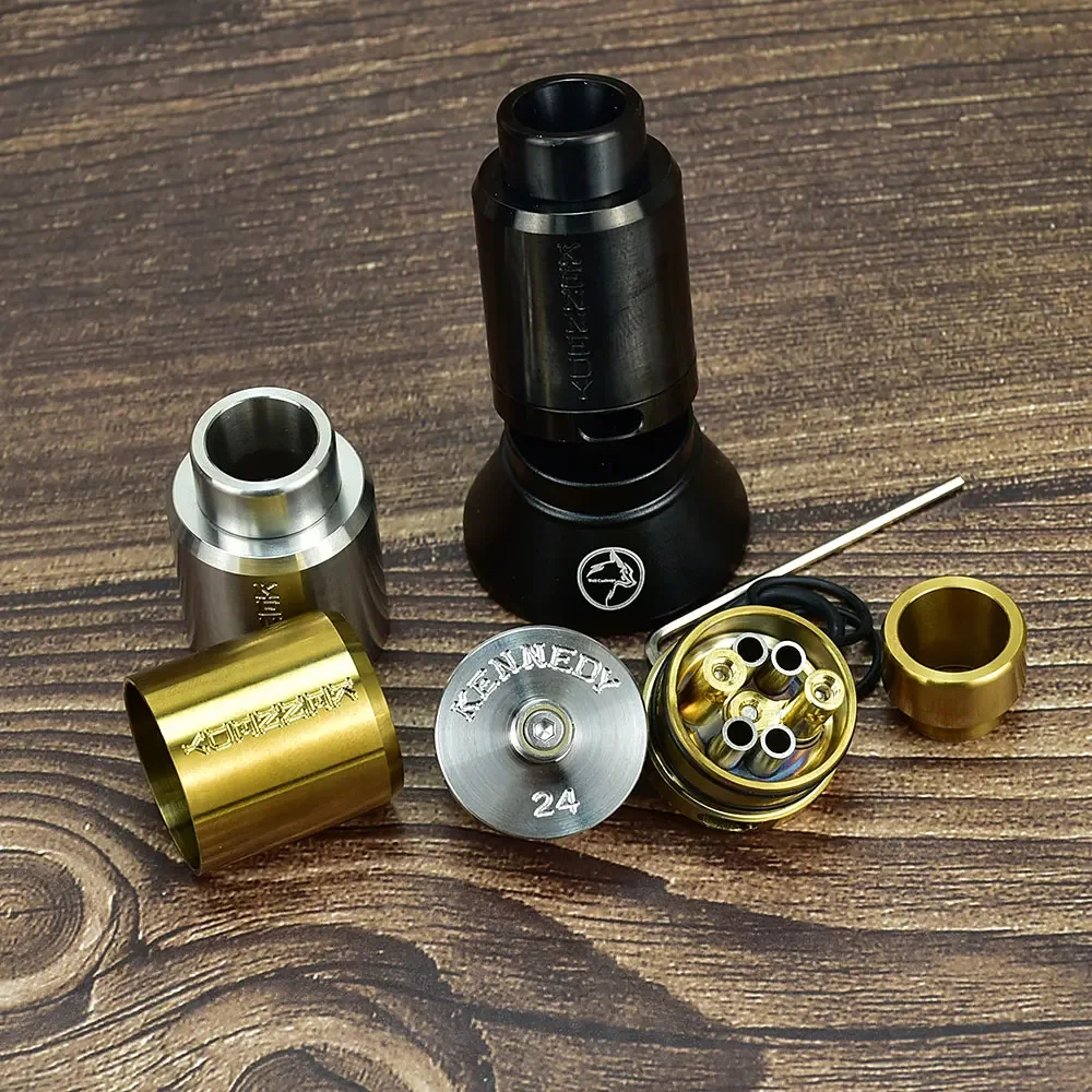 Wolfcoolvape Kennedy RDA Atomizer - 24mm, 304SS, Rebuildable, vs Reload X RDA