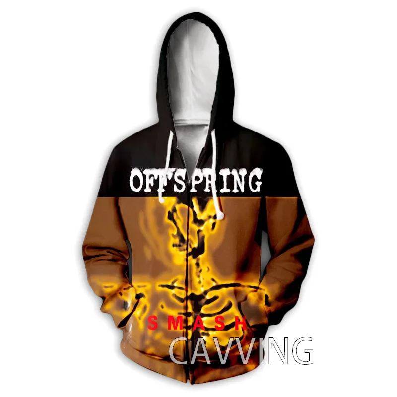 

New Fashion 3D Print The Offspring Rock Zipper Hoodies Zip Up Hooded Sweatshirts Harajuku Hoodie Hip Hop Sweatshirts Z02