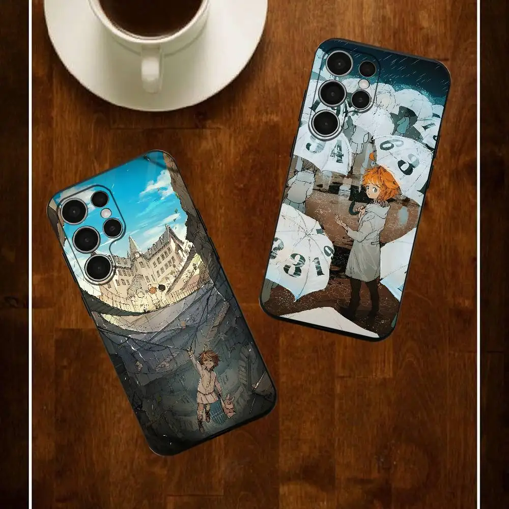 

Yakusoku No N-Neverland Phone Case For Samsung S24 25 23 22 21 20 Plus Ultra 5G Lite Shockproof Cover