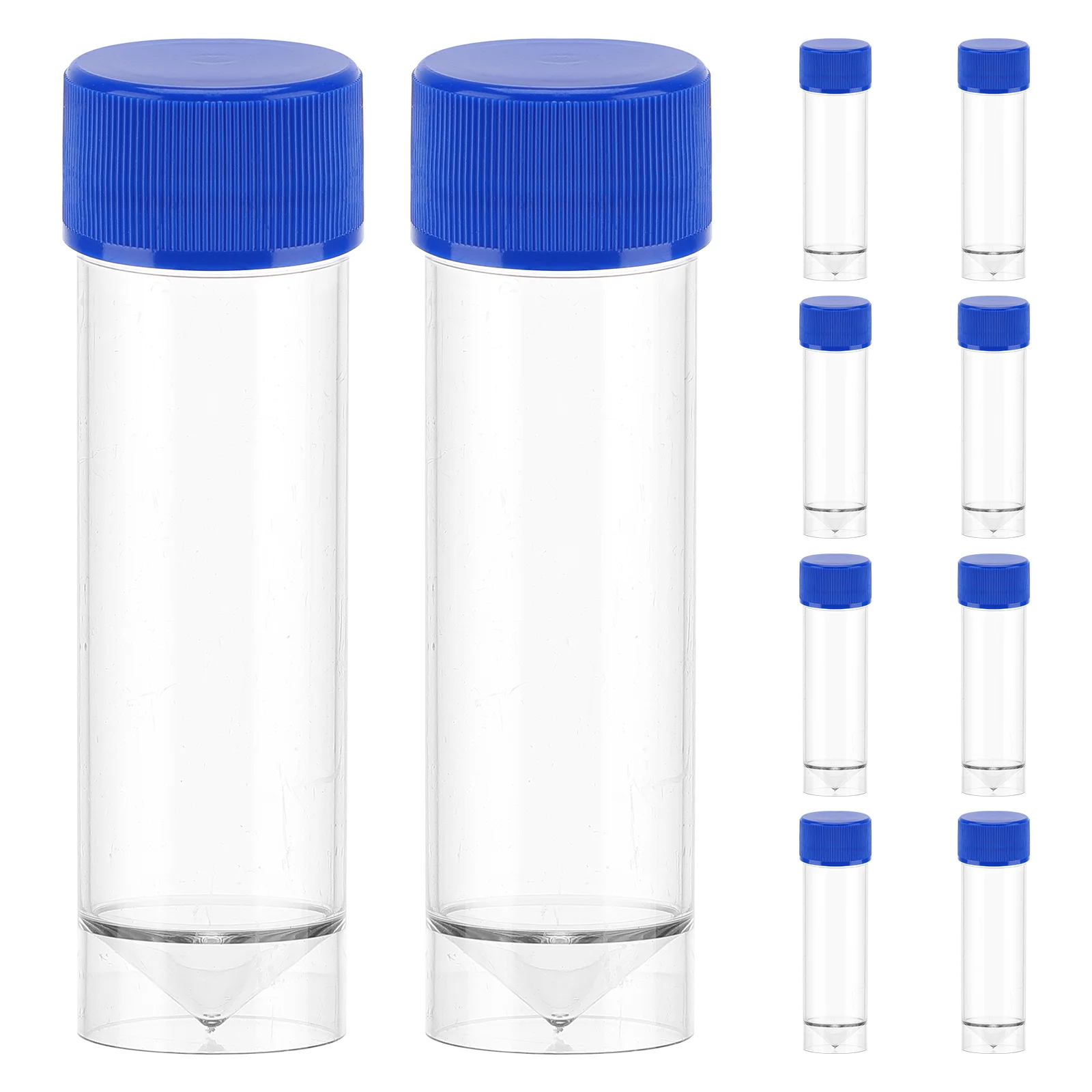 10 PCS Urine Container Specimen Sample Bottles Urinalysis Vial Cups with Lids Medical