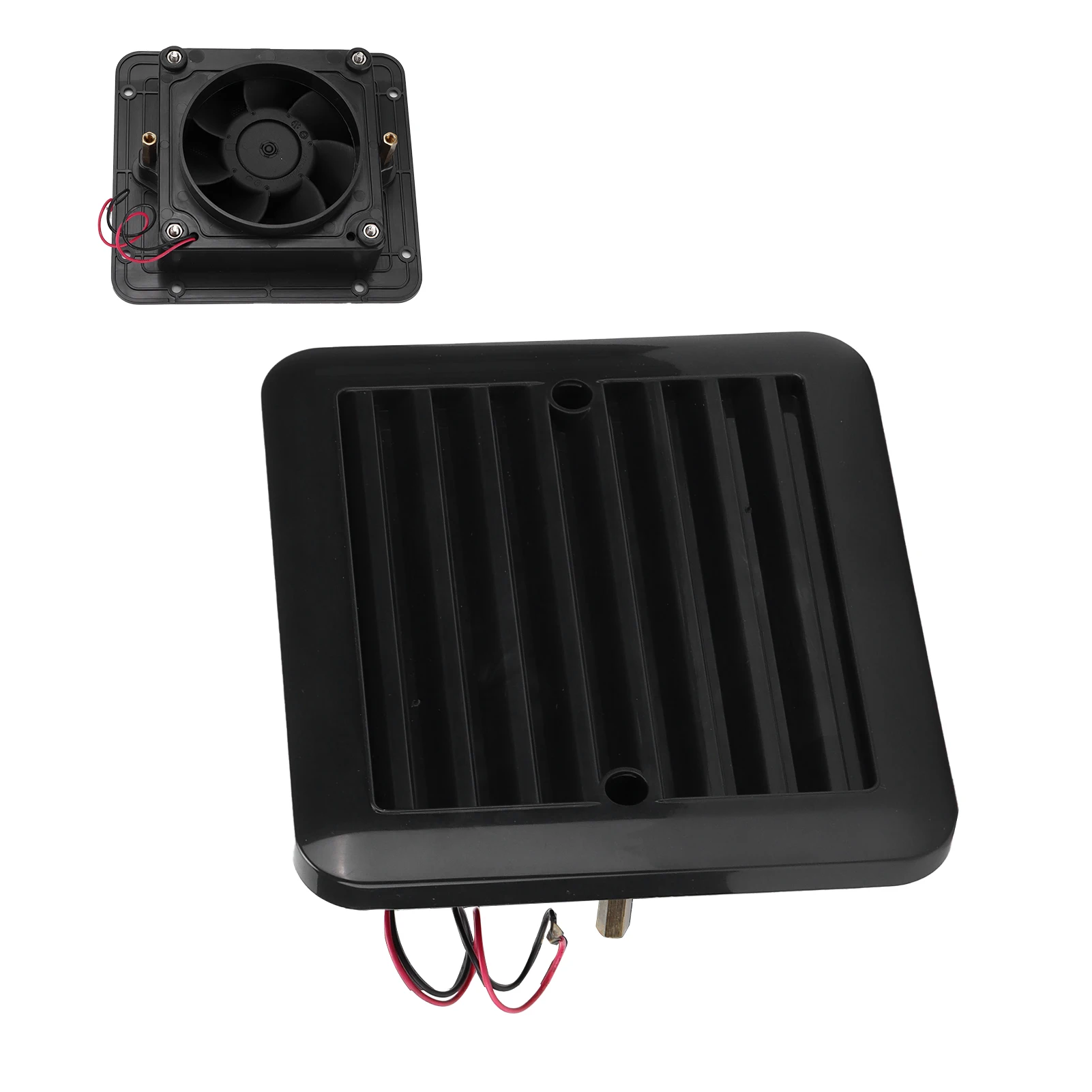 Air Vent Fan Side with Motor 7 Blades Strong Wind Type Accessories for RV Motorhome Camper Yacht Kitchen Ventilation