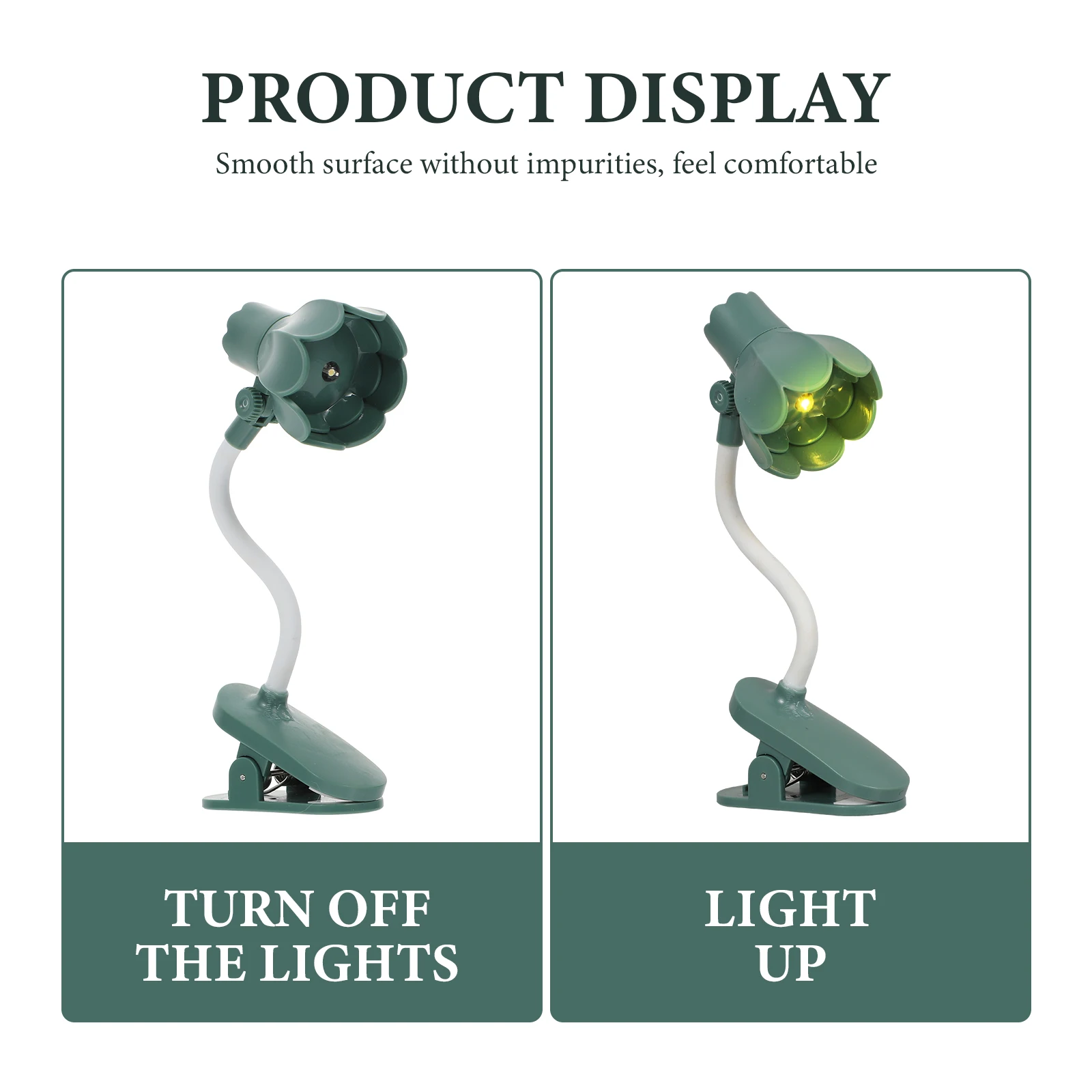 

Clip-Type Book Reading Lamp Foldable Study Protection Light Small Night Light Student Desk Lamp Decorative