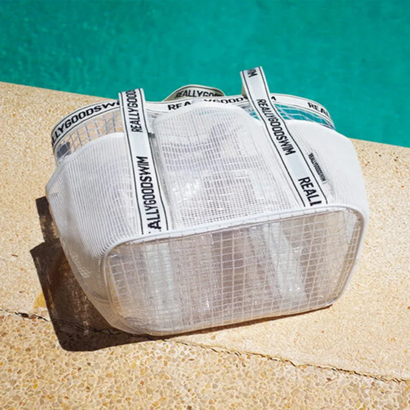 Korea Swimming Bag Dry and Wet Separation Large-capacity Multi-pocket Travel Wash Storage Portable Net Bag Waterproof Beach Bag
