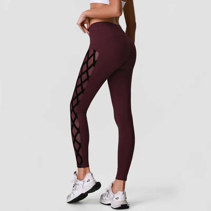 Pantalones de Yoga de Cintura Alta para Mujer, Leggings Deportivos Ajustados de Alto Impacto, Largos hasta el Tobillo, para Entrenamiento y Running, Ropa Deportiva Transpirable
