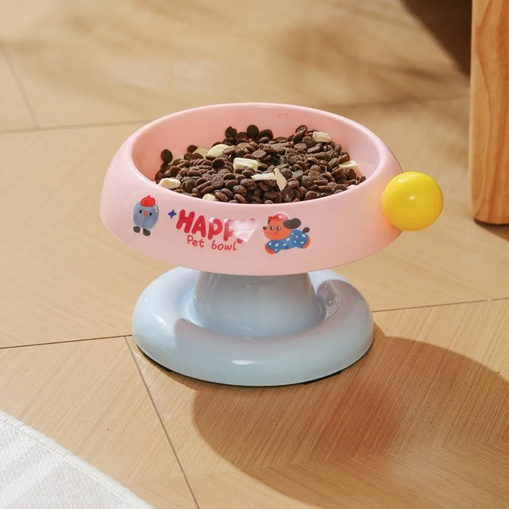 Stainless Steel Pet Bowl Dopamine Detachable Dog Bowl High Feet Non-slip Cat Bowl Protects Cervical Spine for Kittens And Dogs