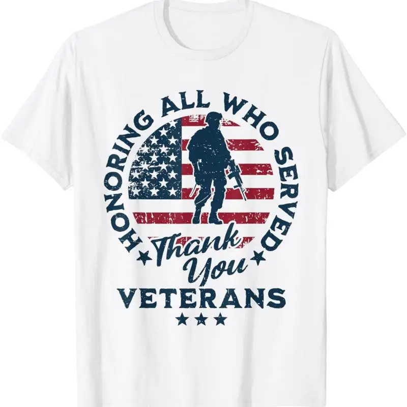 Honoring All Who Served Thank You Veterans Day Memorial T Shirt