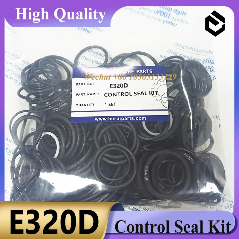 E320D Control Valve Seal Kit Excavator Repair Seal Kit Oil Seal Kit for Caterpillar CAT E320D Excavator Parts