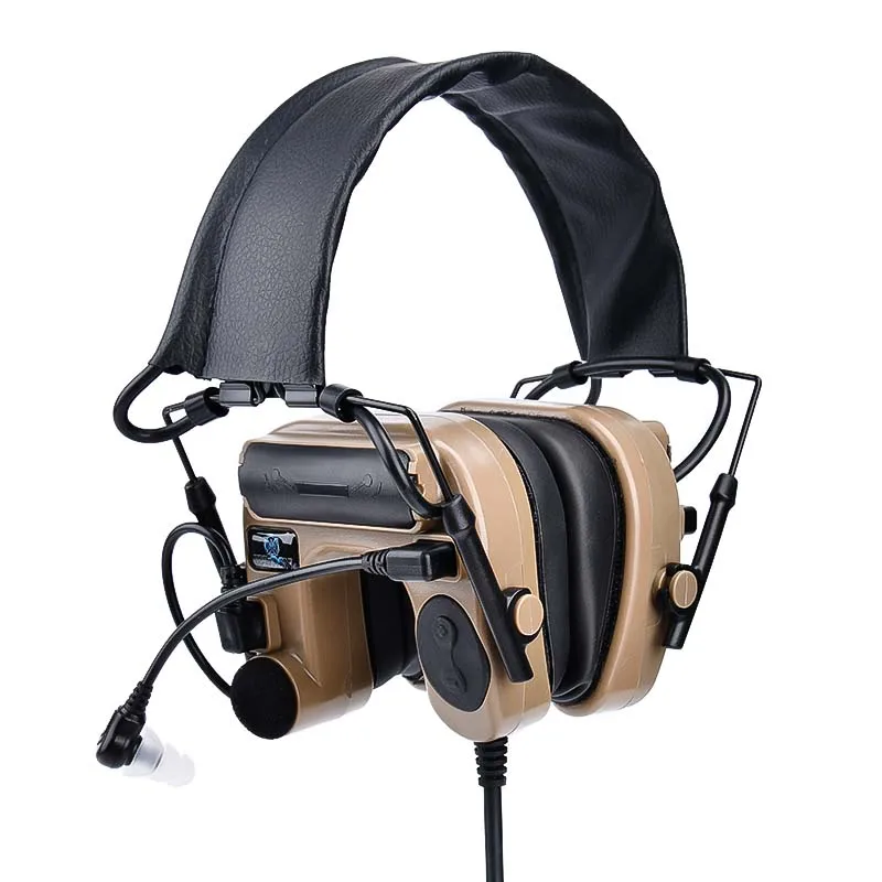 Tactical Comtac IV C4U Headset Headphone Hearing Protection Shooting Headphones Military Noise cancellation communication