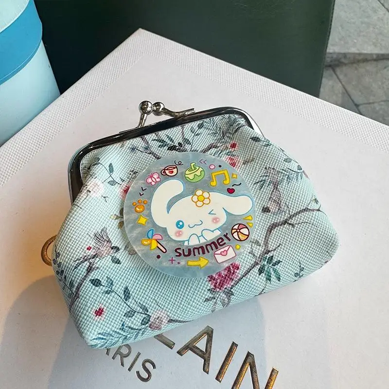 แฟชั่นเฮลโลคิตตี้กระเป๋าเหรียญกระเป๋าสตางค์การ์ตูนกระเป๋าเหรียญสายหูฟังกระเป๋าเก็บกุญแจสาวผู้หญิงกระเป๋าแบบพกพา