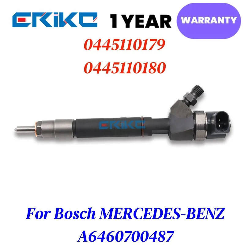 

Auto Fuel Injector 0445110179 Injector Nozzle 0445110180 W639 Viano Vito 2.2CDI Engine Injection A6460700487 for Mercedes Benz